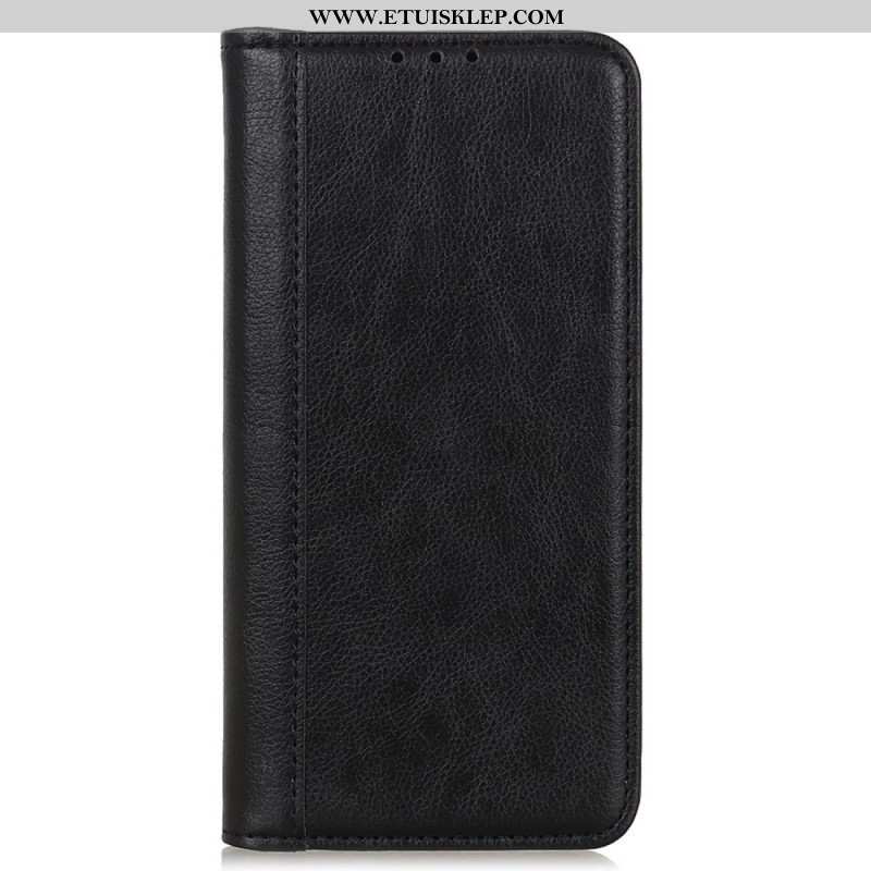 Etui Na Telefon do iPhone 14 Etui Folio Stylowa Skóra Dwoinowa